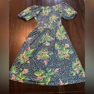 Lilly Pulitzer Camille Dress Formentera Turquoise Hot On the Spot Size M